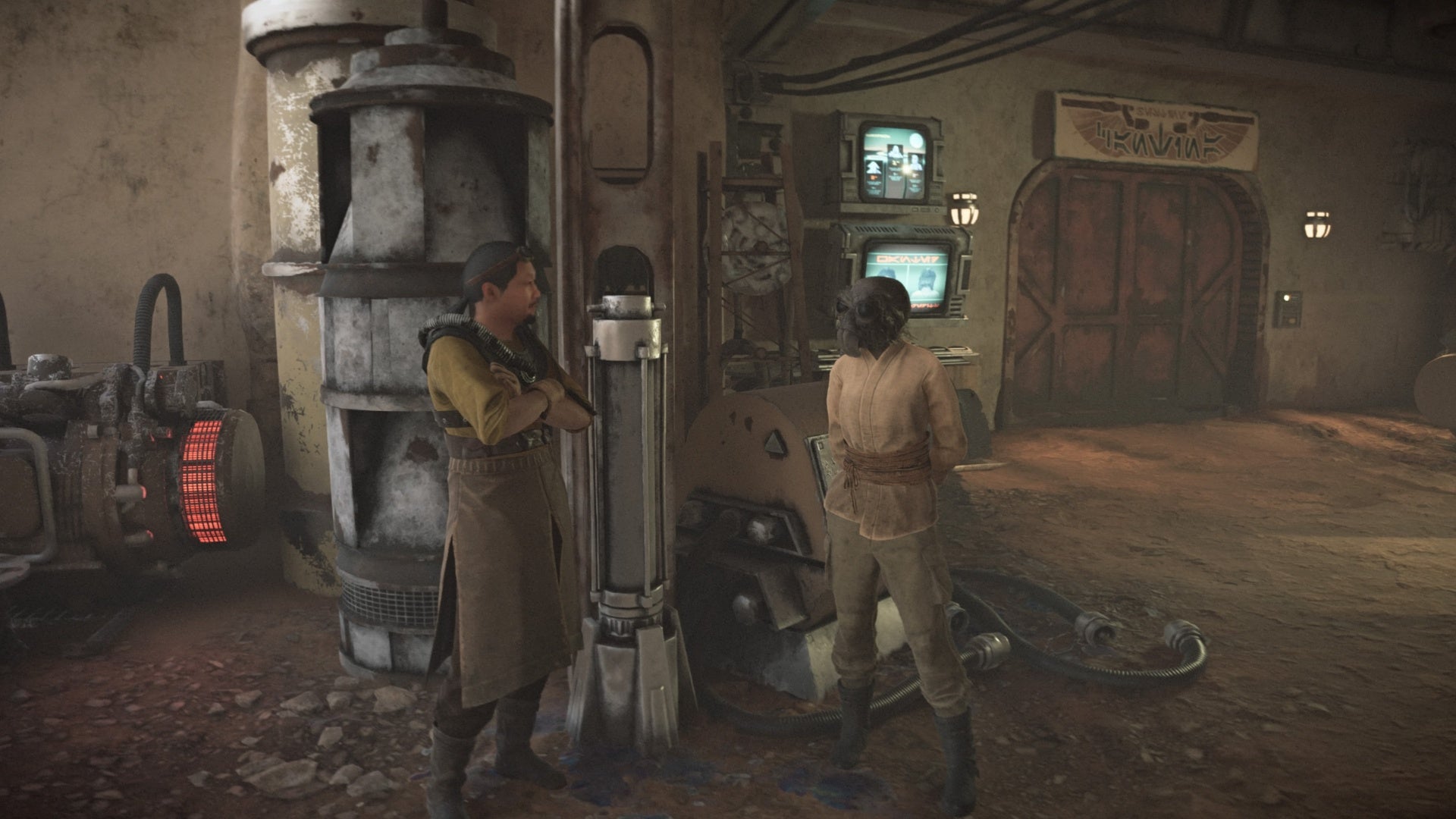 star wars outlaws jet kordo tatooine vault two duo at bestine landing pad