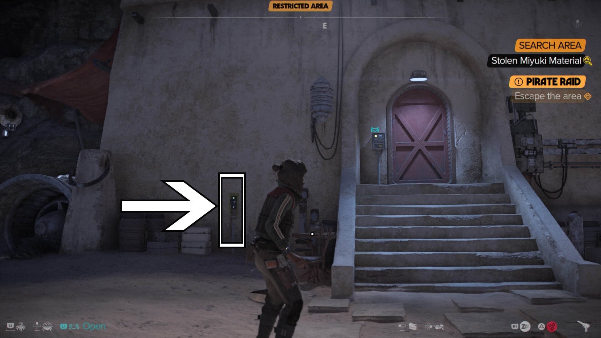 star wars outlaws jet kordo tatooine vault two holodisc location data port point