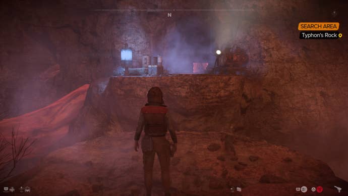 star wars outlaws kay facing bt009s trigger location in typhons rock