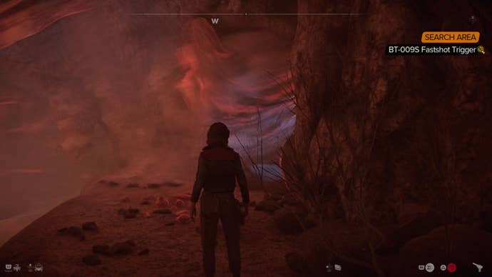 star wars outlaws kay facing wind trap in typhons rock