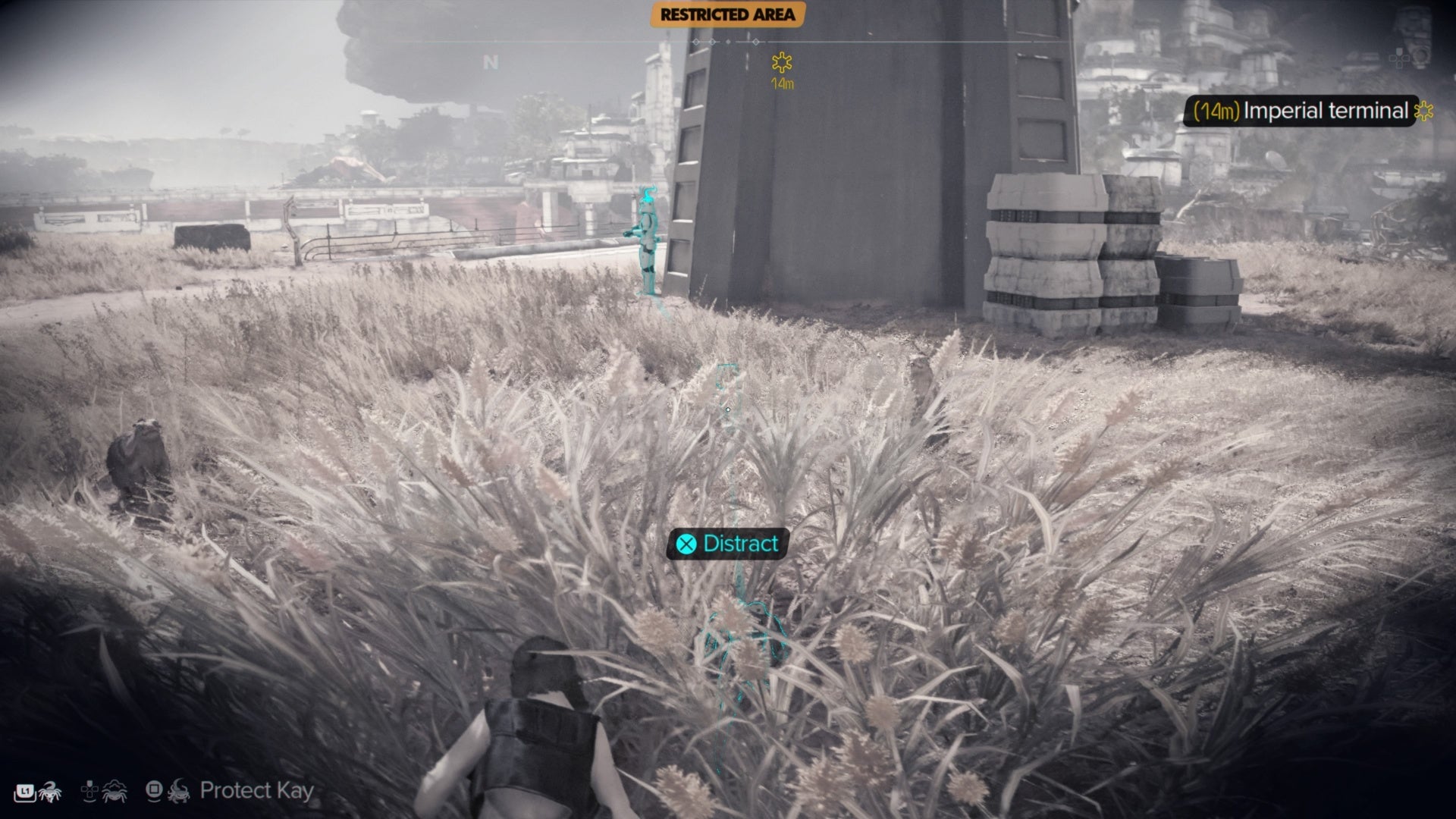 star wars outlaws nix using distract on storm trooper