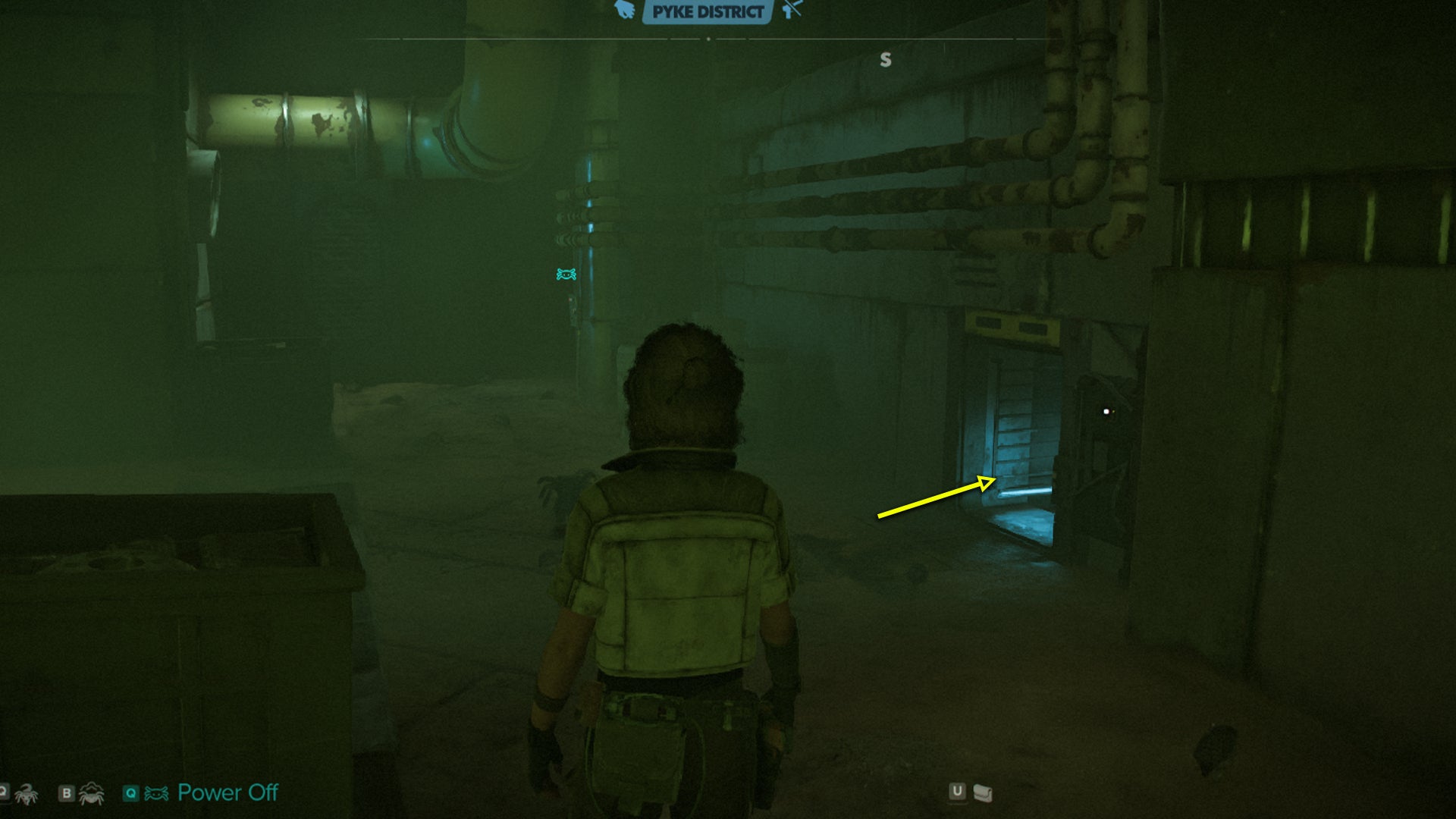 Star Wars Outlaws screenshot of the route to the Pyke vault.