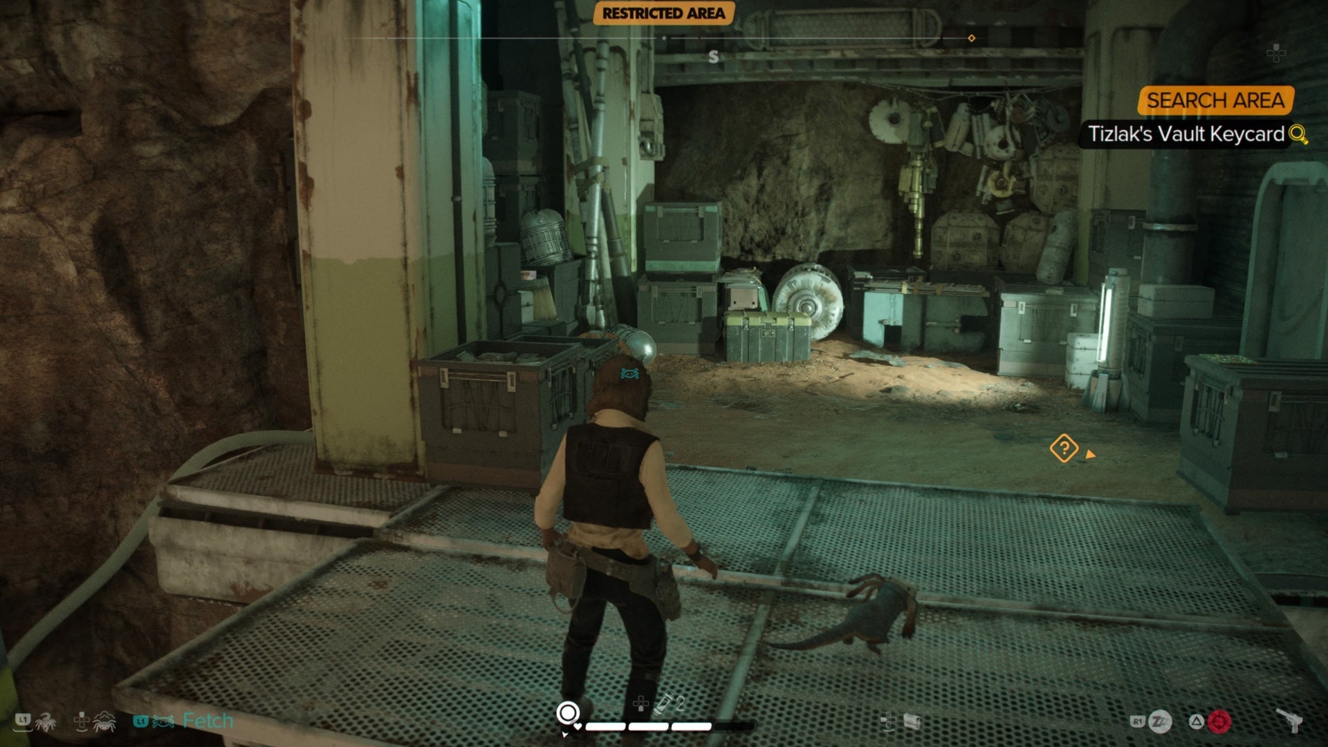 star wars outlaws pyke workshop on toshara tizlak vault keycard area