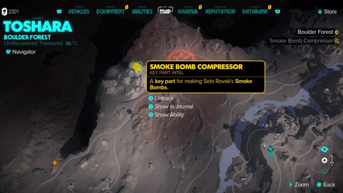 Star Wars Outlaws Smoke Bomb Compressor Location Map Location