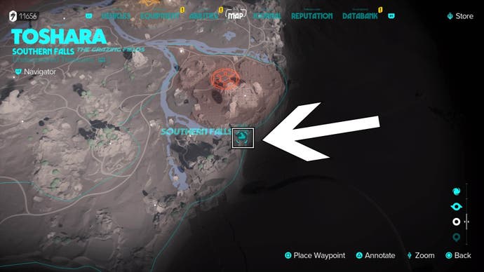 Star Wars Outlaws Stole Imperial Assets From Toshara Location Map