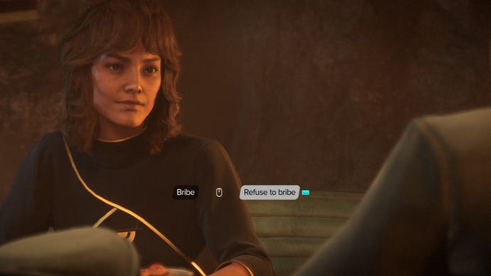 A screenshot from Star Wars Outlaws showing the option to