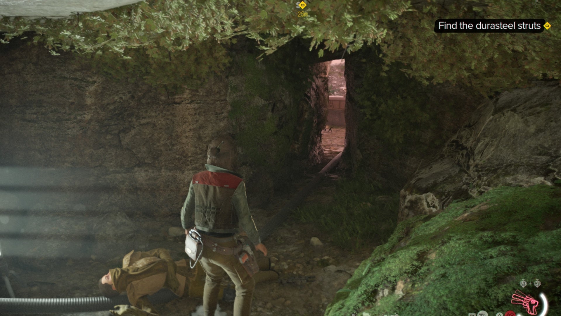 star wars outlaws the scavenger quest rock opening to shuttle