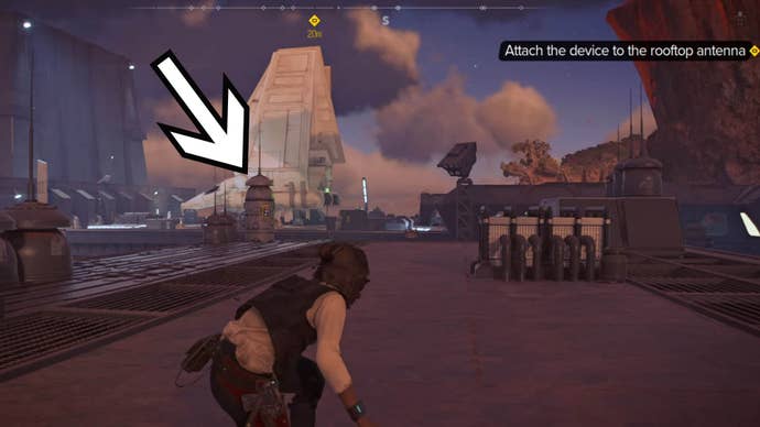 star wars outlaws the slicer quest antenna location