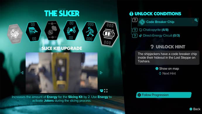 star wars outlaws the slicer upgrade option in aila abilities menu