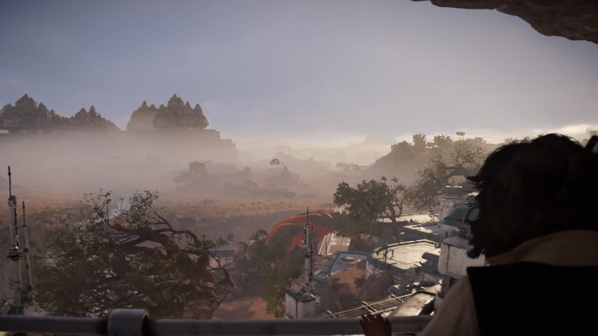 star wars outlaws toshara landscape view from mirogana balcony