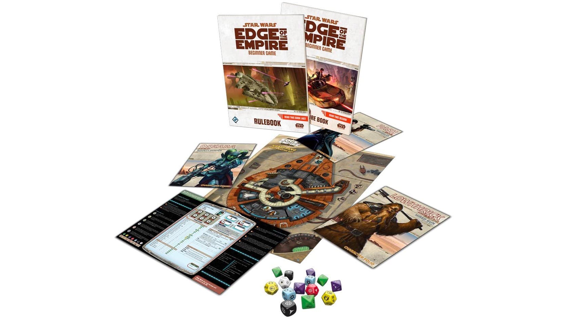 Star Wars hot Edge Of The Empire Beginner Game RPG Set