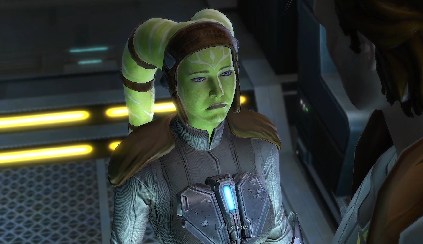 Sa'har, your padawan, in Star Wars: The Old Republic's update 7.5. - 1