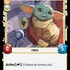 Star Wars: Unlimited card Grogu from Shadows of the Galaxy expansion