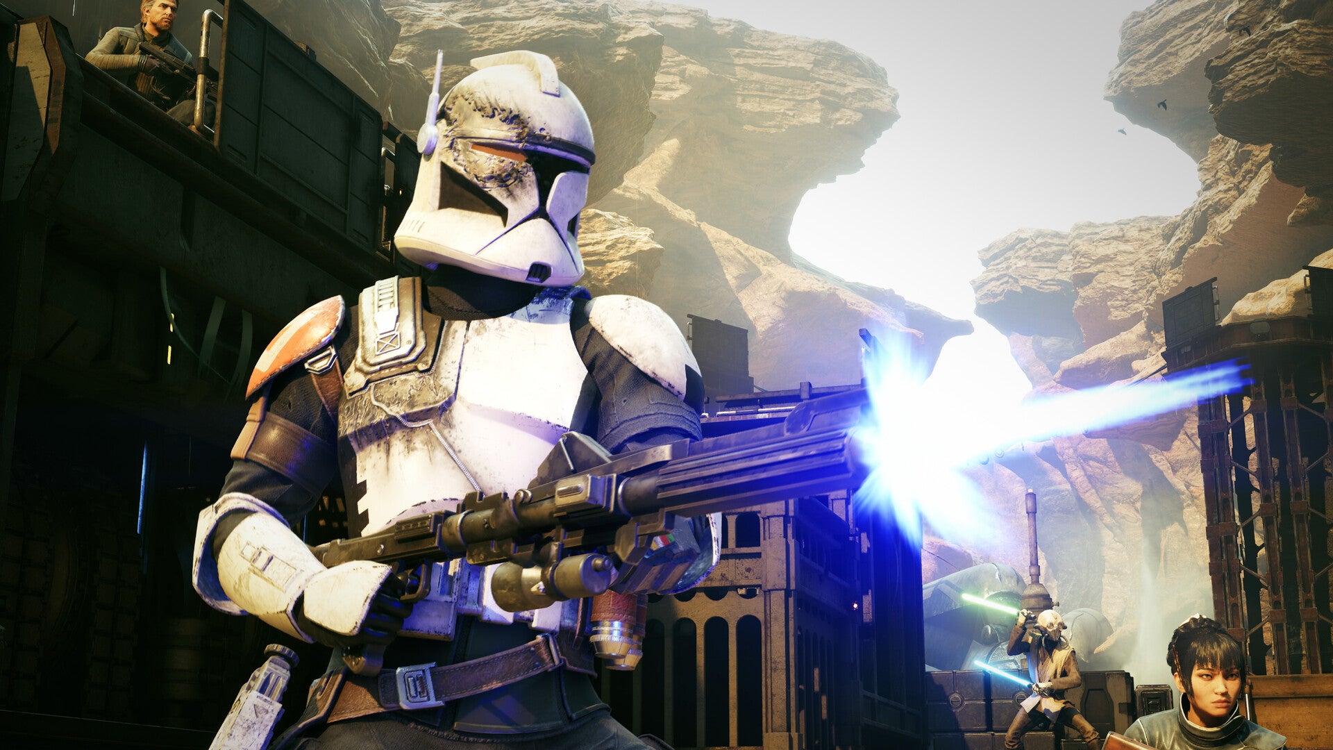 Во что играет редакция: тактические сражения в Star Wars Zero Company и возвращение к Wo Long Официальный скриншот Star Wars Zero Company с клоном-пехотинцем