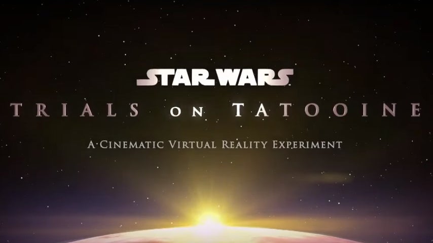 Star Wars: Trials On Tatooine VR coming to Valve & HTC's Vive