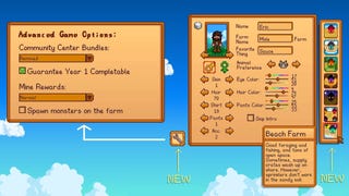Stardew Valley 1.5 update adds new Beach Farm type and advanced options menu