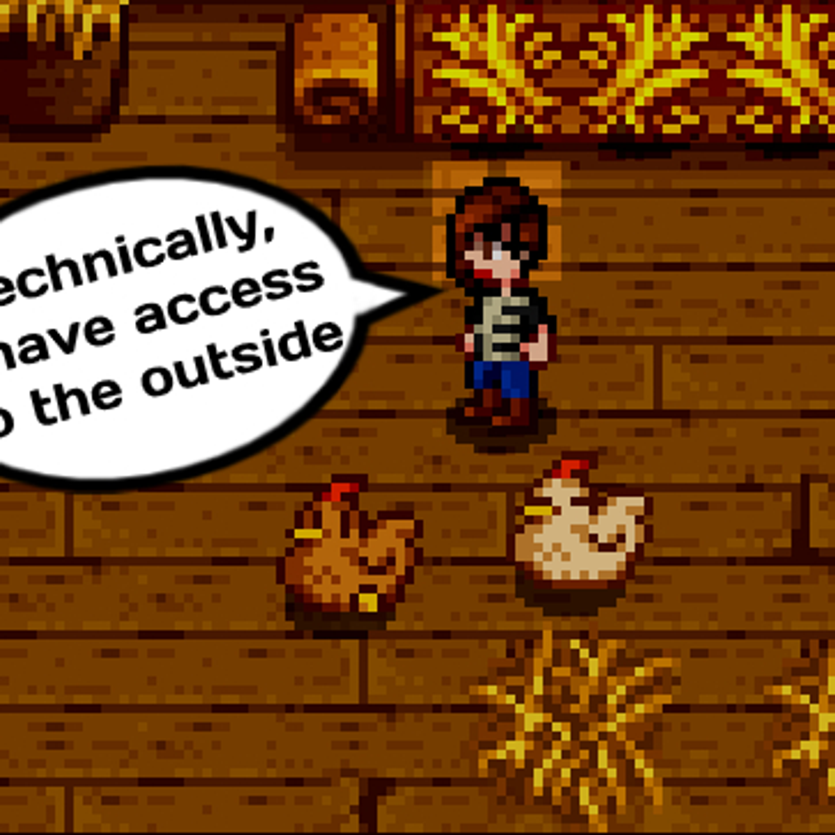 I am going to become a battery chicken farmer in Stardew Valley