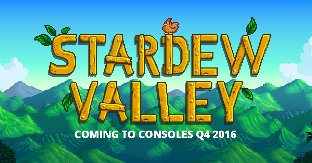 Stardew Valley is coming to consoles this year
