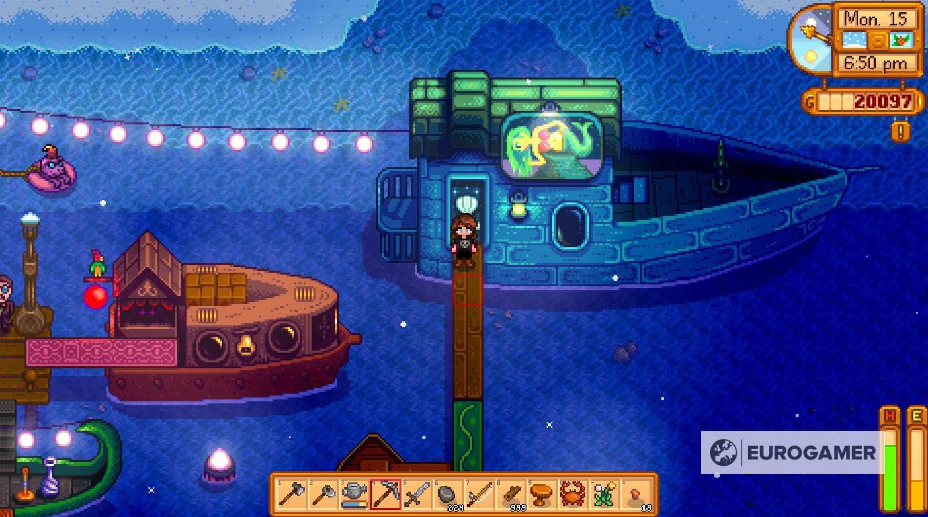Stardew Valley Night Market and Mermaid Boat puzzle solution explained |  Eurogamer.net