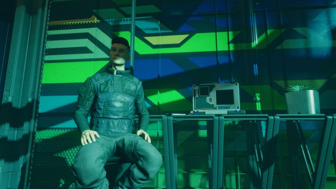 Hacker Nyx at Madame Sauvage’s Place in Starfield.