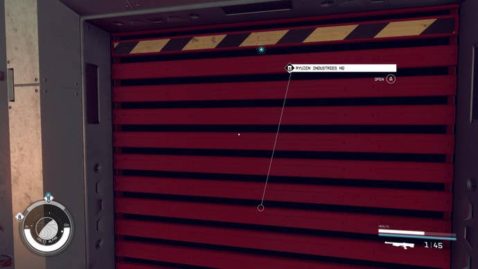 Vent entrance on rooftop of Ruyjin Industries in Starfield.