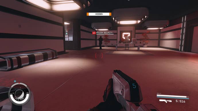 Crouching from Ruyjin Security guard in Starfield.