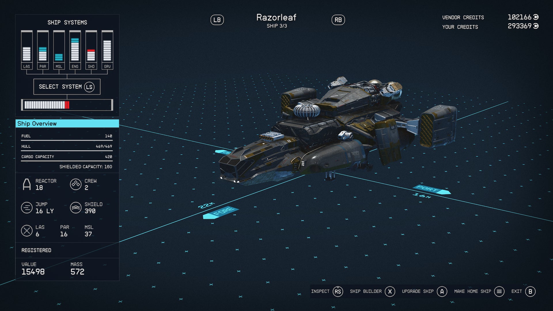 The Razorleaf, one of the best free ships in Starfield - 4
