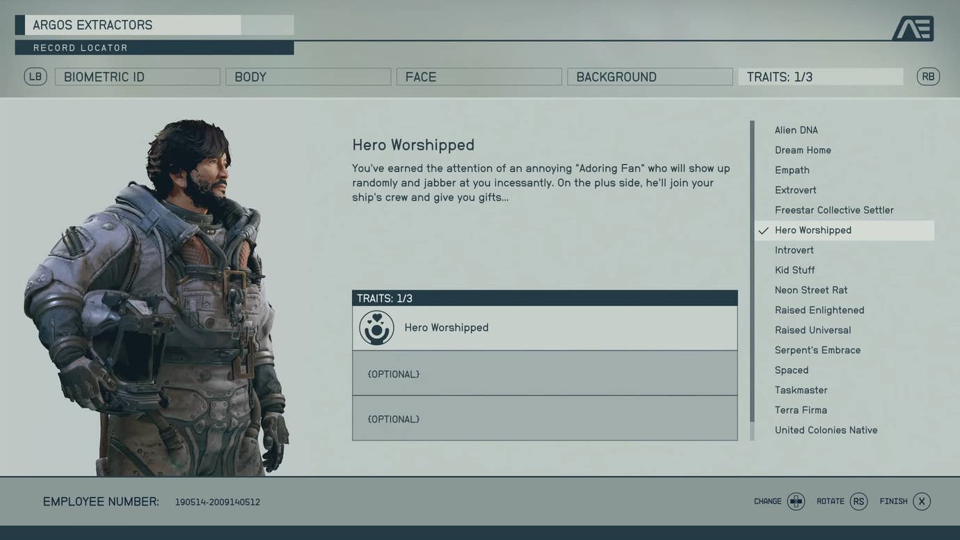 Starhold Character Types All Starfield character creation options explained | Rock Paper Shotgun