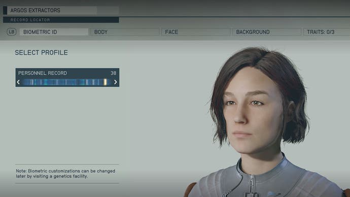 starfield character creator biometric id menu