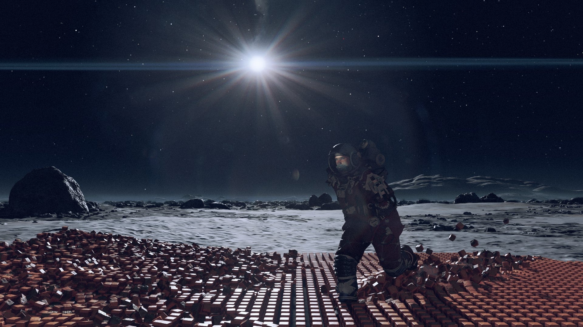 Starborn Santa running through some chunks. - 19