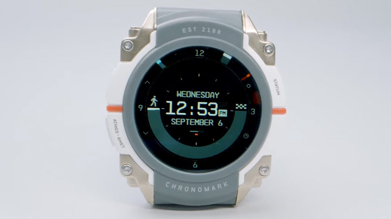 A photograph of the NASA-inspired watch that comes as part of the Starfield Collector's Edition, displaying a time of 12:53. - 4