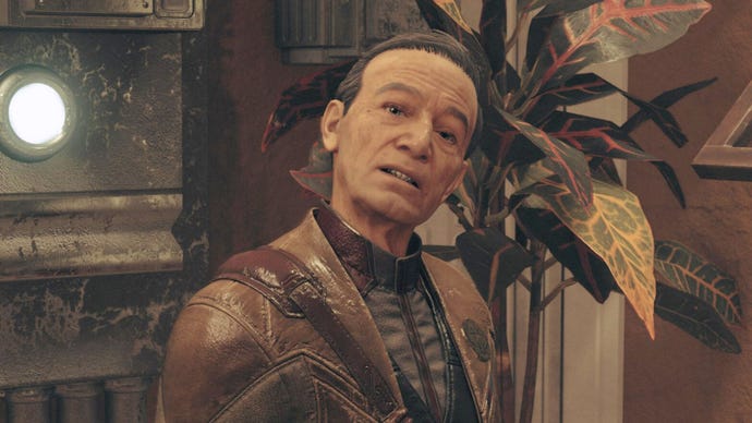 Akila City’s Marshal Daniel Blake in Starfield.