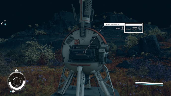 starfield delete outpost option on outpost beacon