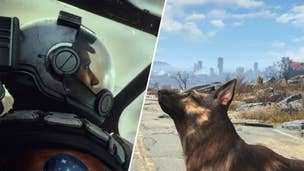 Starfield custom header with fallout dog