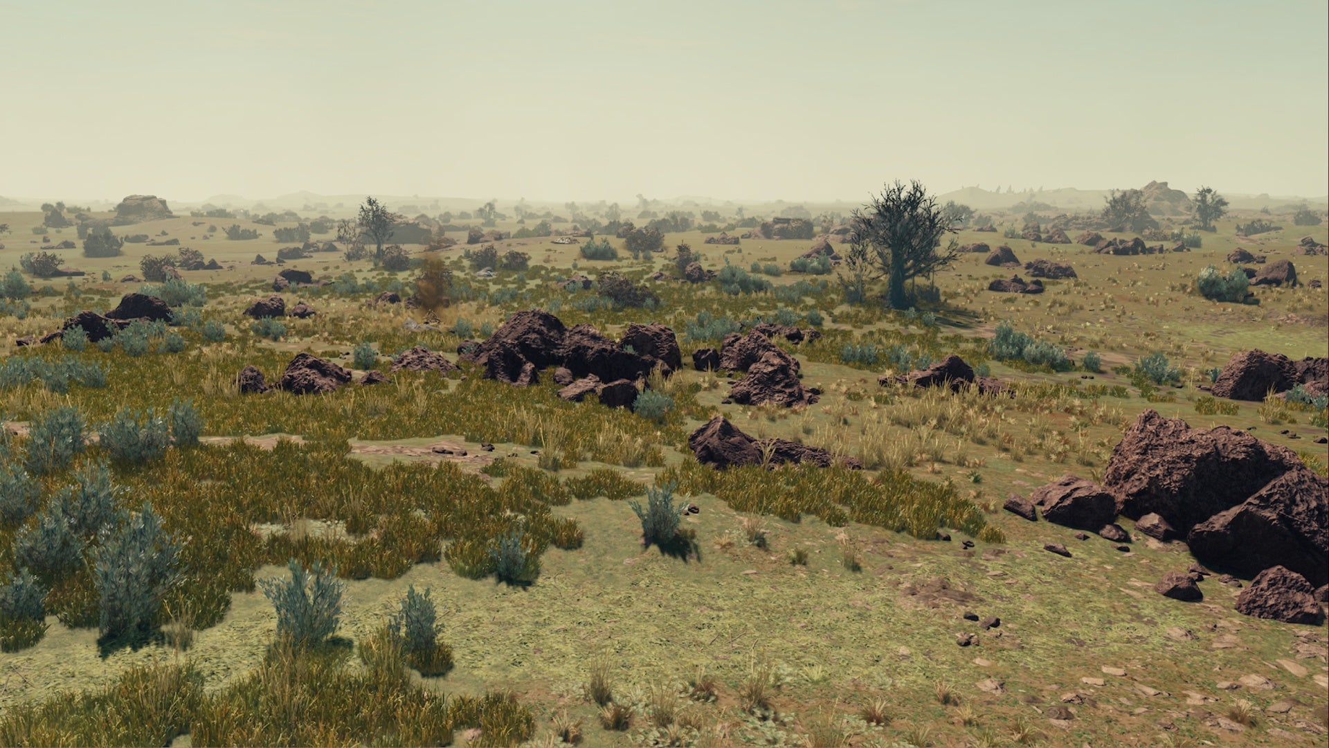 starfield empty landscape on nesoi