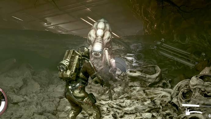 Starfield gameplay trailer screenshot of combat