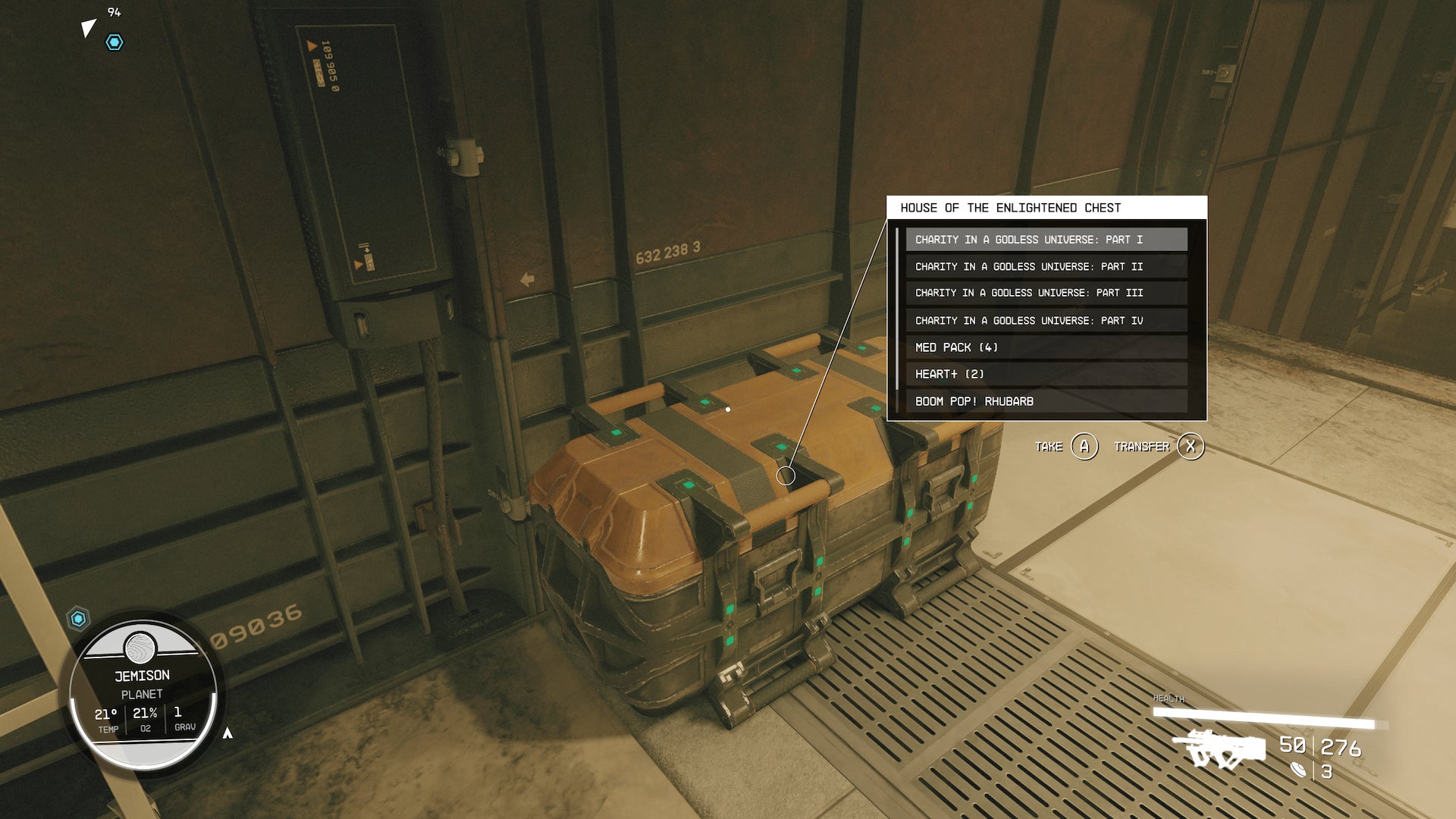 The location of the Enlightened chest in Starfield - 1