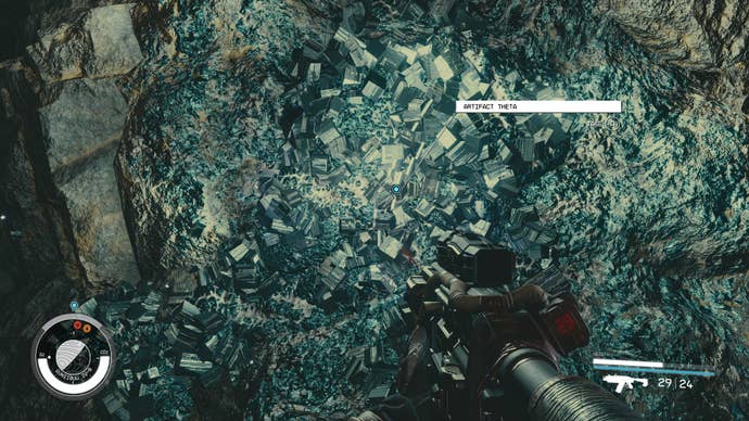 Artifact Theta is gathered in Starfield.