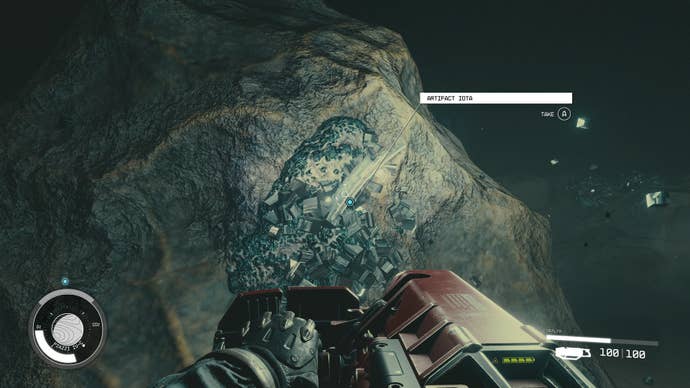 Artifact Iota obtained during the Into the Unknown mission in Starfield.