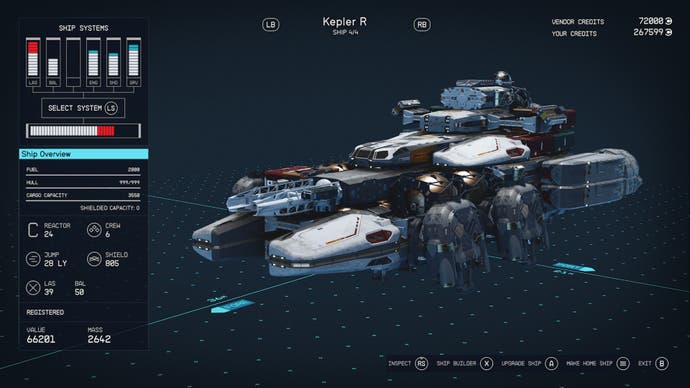 starfield kepler r ship overview and stats