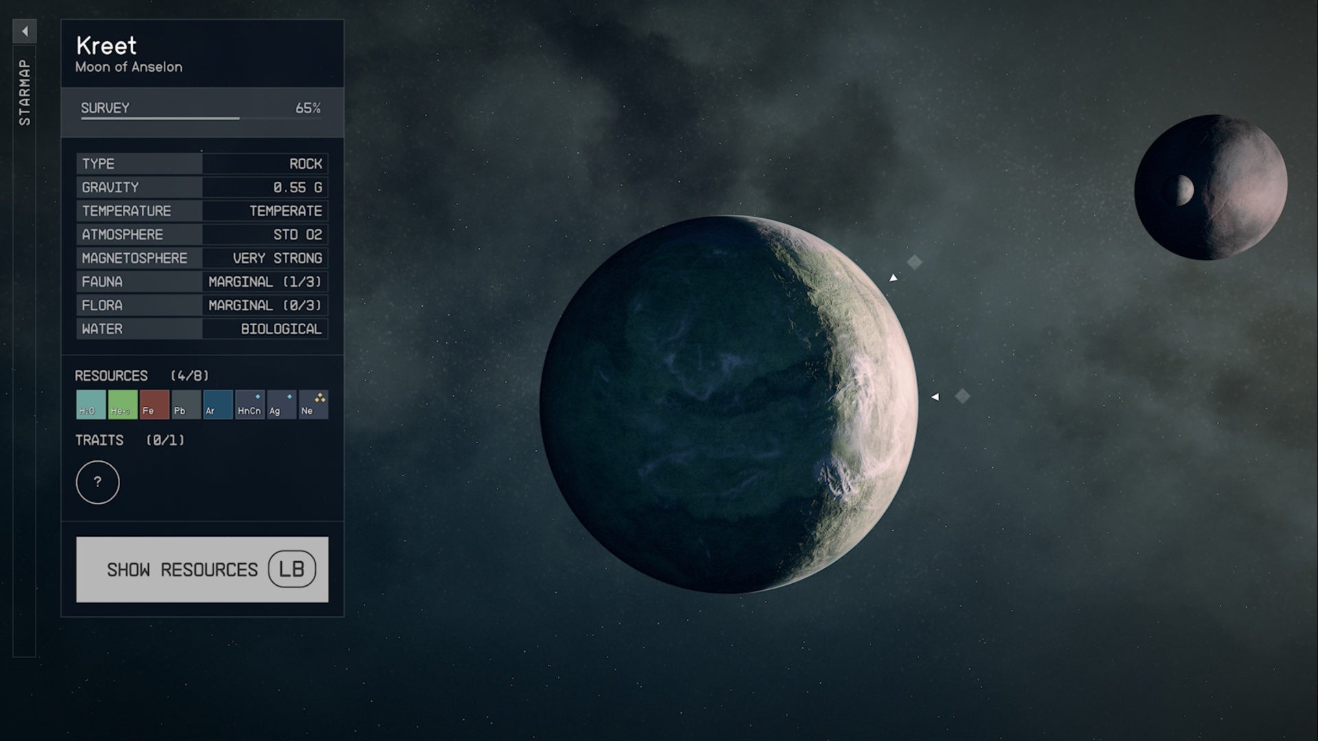 starfield kreet planet map