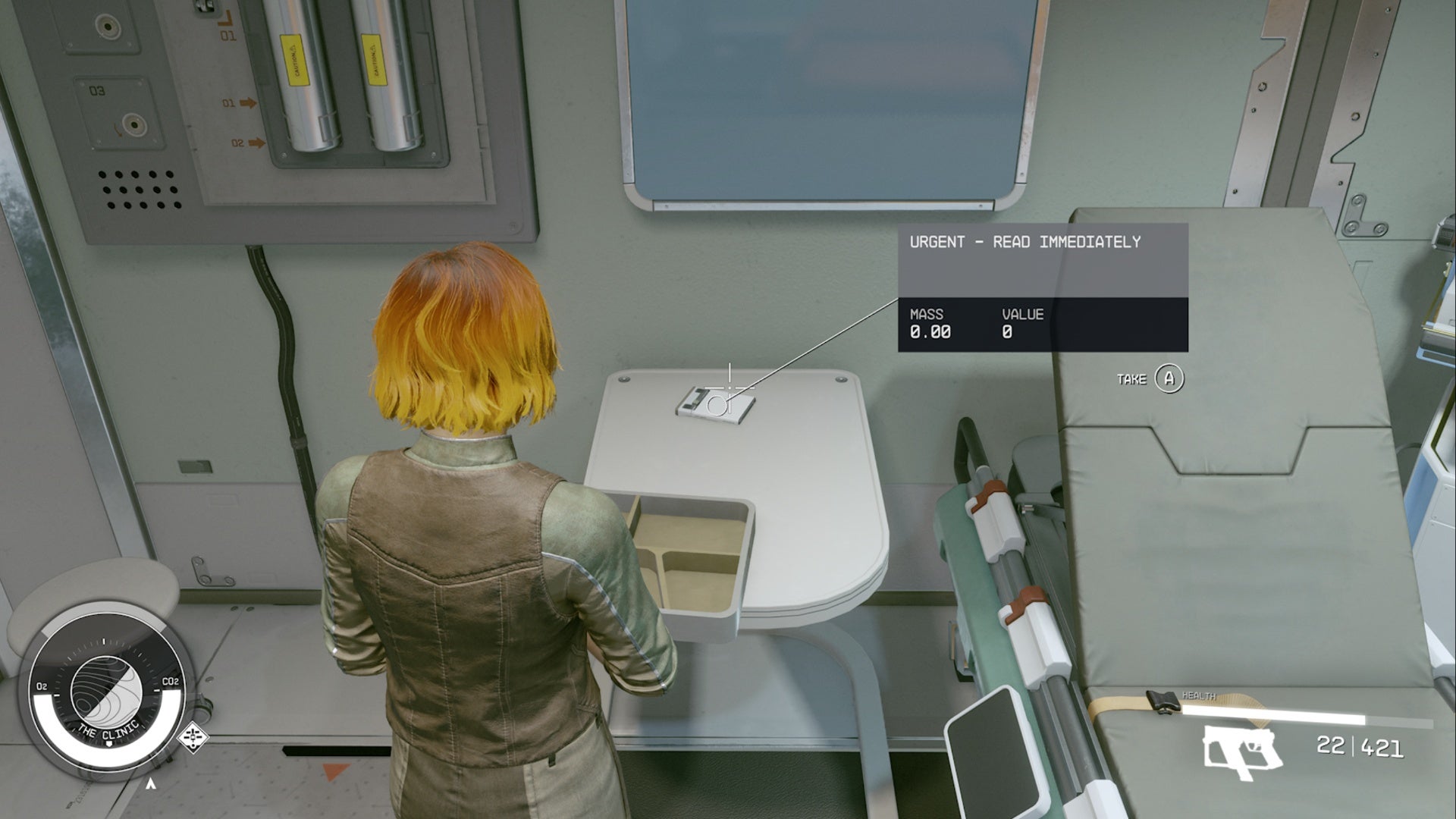 starfield maya cruz clinic room clue two decrypted slate location