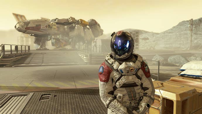 One of Destiny 2’s Exos in Starfield.