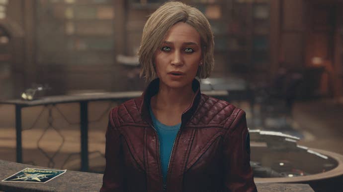 A conversation with Sarah Morgan in Starfield.