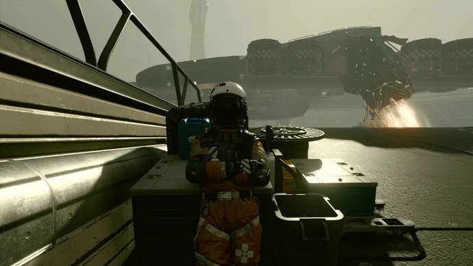 A ship designer in Starfield.