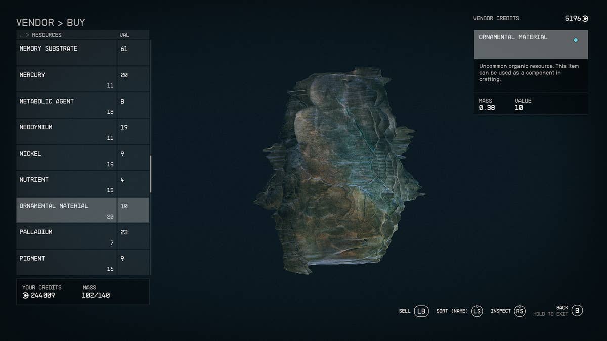 Starfield: Where to find “Ornamental” | VG247