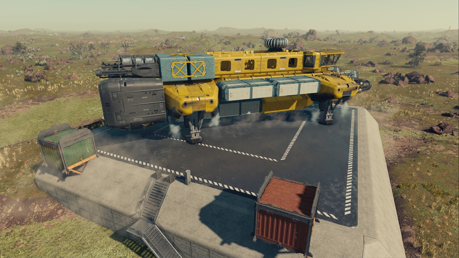 starfield outpost cargo link platform