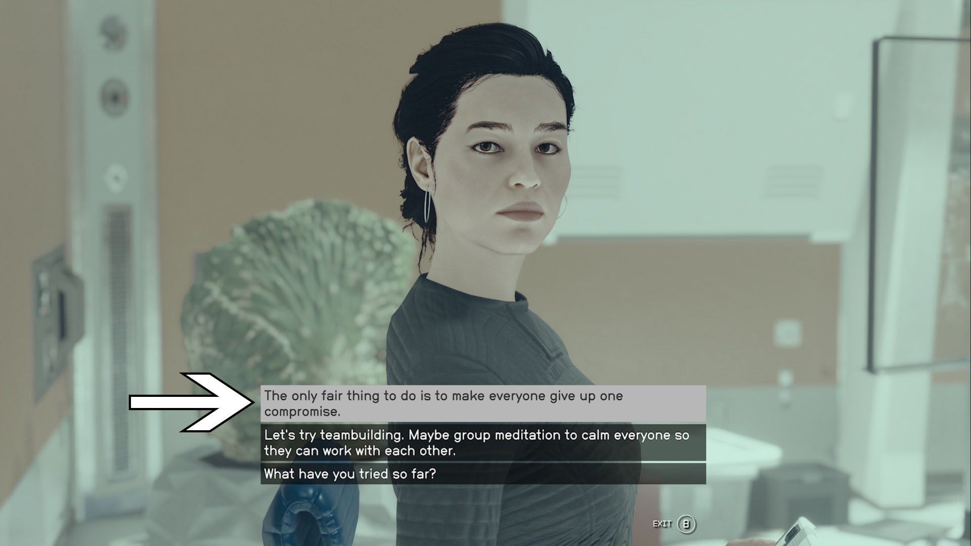 starfield overdesigned compromise conversational option