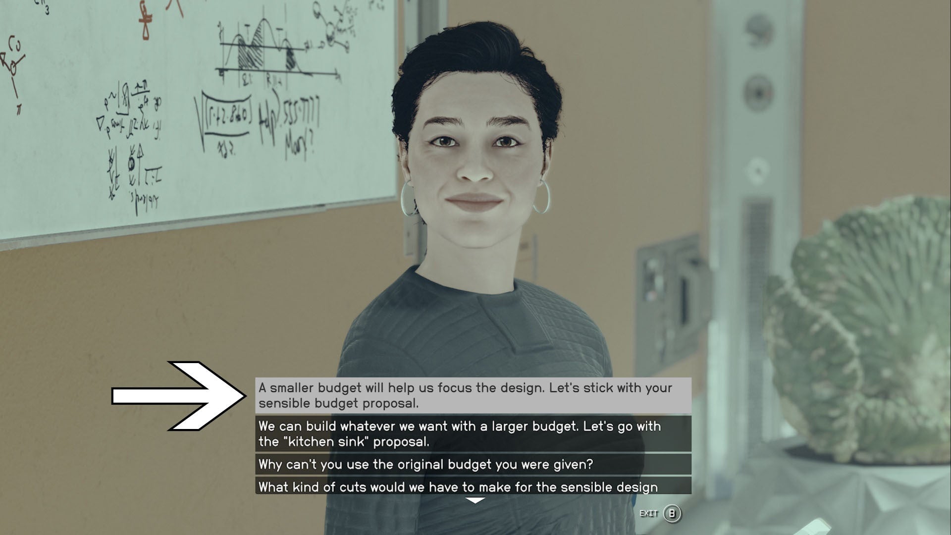 starfield overdesigned smaller sensible budget conversation option