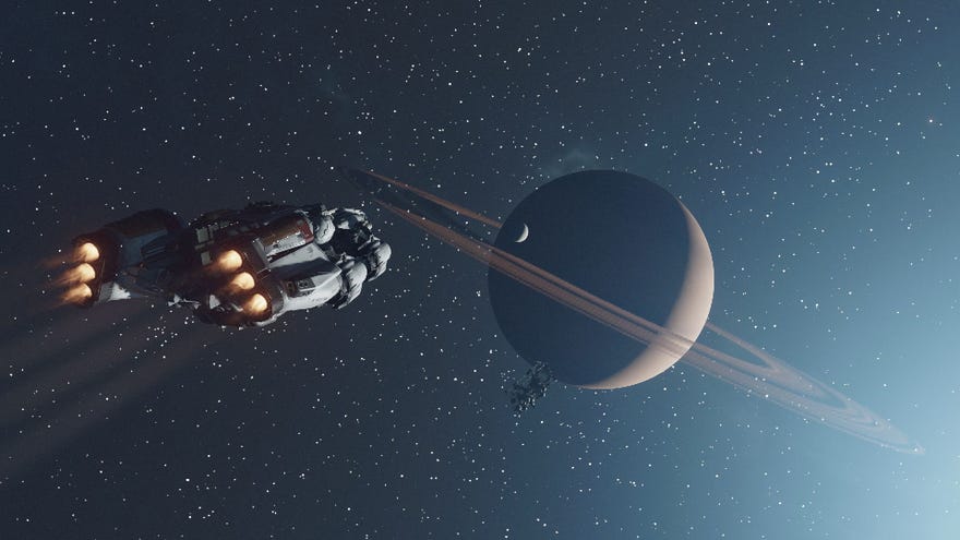 Approaching the Gas Giant Deepala in Starfield